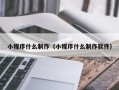 保山小程序什么制作（小程序什么制作软件）