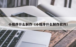 保山小程序什么制作（小程序什么制作软件）